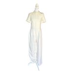 Gal Meets Glam Cream Jumpsuit Pantsuit Womens Size 4 New With Tags Photo 2