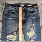frame denim FRAME Le Piper Ellington Rips Straight Leg Distressed High Rise Jeans Size 28 Photo 1