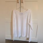 Athleta  white long sleeve shirt hole pattern size XL Photo 1