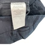 Vince Coin Pocket Stretch Cotton Chino Pants Cropped Coastal Navy Blue Size 14 Photo 11