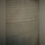 EXPRESS  Design Studio Navy Blue / Blue Pinstripe A Line Midi Skirt Size 6 Photo 5