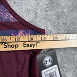 Under Armour  Tank Top Womens Large Maroon Orange Graphic Strappy Back Athleisure Photo 11