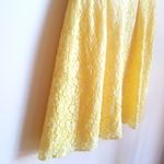 Jasmine  strapless dress NWT yellow lace strapless gown Photo 1