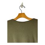 Jenni Kayne Shirt Women Medium Olive Green Cotton Crew Neck Short Sleeve Tee Photo 4