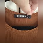 Amazon BTFBM Sleeveless Bodycon Ruched Dress Side Drawstring Tan Brown Tank Photo 5