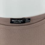 Nasty Gal  Ribbed Crop Top - Size 6 - Stretch Material Photo 1