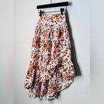 Joie  Clarke Baja Batik Porcelain Print Tiered Midi Cotton Skirt Size XS Photo 6