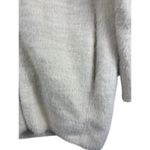 J.Crew Point Sur Heavy Ivory Faux Fur Zip Up Mock Neck Coat S Photo 4