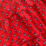 Ann Taylor  Tiered Full Body Maxi Skirt Size Medium Bright Red Pattern Like New Photo 1