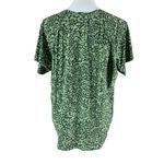 Athleta  Green Camo Print Athleisure Performance Workout Training Relaxed Tee L Photo 1