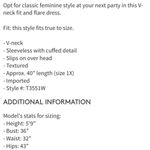 London Times NWT Black Fit Flare Cocktail Dress 3X Photo 2