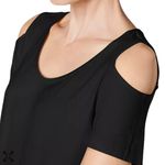 JM Collection cold shoulder tee Photo 2