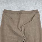 Talbots Womens Trousers 12 Brown Plaid Straight Leg Stretch Office Dress Attire Photo 4