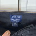 J.Crew Curvy Essential Straight Jeans All Day Stretch Black Size 29 petite NWT Photo 2