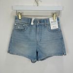 Madewell The Perfect Vintage Jean Short Quail Wash Blue High Rise US 23 NWT Photo 6