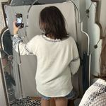 Sundance  Lila Embroidered Waffle Knit Pullover Sweater White Size XL Photo 4