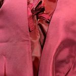 Kay Unger Womens Dress Red 100% Silk Strapless Lace Trim Cocktail Wedding 12 Photo 8