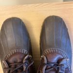 L.L.Bean  Fleece Boots men’s leather, Sherpa Lined Wool Duck Photo 1