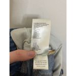 Anthropologie  Pilcro Shorts Womens 31 Blue High-Rise Raw Hem Button Jean Denim Photo 4