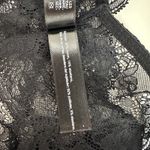 Natori Chantilly Lace Cami Top Black Sheer Lounge Lingerie Cropped Medium NWT Photo 7