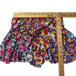 Patrons of Peace  Shorts Juniors XS Flounce Multicolor Floral Belted Stretch Photo 3