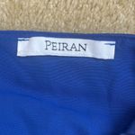 Tie Front Corset Top Sleeveless Midi Maxi Milkmaid Dress in Blue Women’s Medium Photo 6