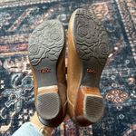 Taos Samba Brown Leather Mary Jane Shoes Velcro Strap Womens Size 6 Photo 5