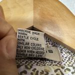 Notations  1X Plus Animal Print Purple Colorful Buttoned Top Collared Funky Retro Photo 7