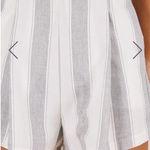 Showpo Grey Striped Cutout Romper Photo 0