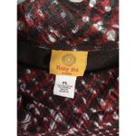 Ruby Rd  Women Petite Lg Black Red White  Cowl Neck Pullover Flowing‎ Blouse Photo 7