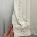 Broadway & Broome 100% Silk Elegant Cream Button Up Shirt Photo 2