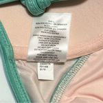 Shade & Shore Cabana Light Lift Ribbed One Piece Swimsuit Spearmint Green 32B Photo 10