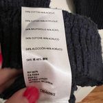 Free People Beach Navy Blue Button Crewneck Sweater Dress Size Medium NWOT Photo 3