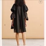 NEW By Timo Cotton Embroidery Tassel Dress in Black Size L Photo 2