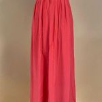 Parker  Bayou Dragon Fruit Coral Strapless Silk Gown Maxi Dress Size S NWT Photo 0