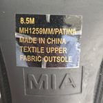 MIA Hilary Black Fly Knit Block Heel Sandals Size 8½ Photo 7