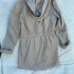 Ivanka Trump Tan/beige hooded rain coat, size XS classic feminine dressy elegant Photo 7