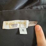 Ramy Brook  Black Satin Ezra Jumpsuit size 8 wide leg designer classic piece Photo 5