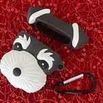 New Dog AirPod Case Cover Black Photo 2
