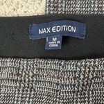 Max edition Classic Black and Gray Plaid  Dress Pants Photo 5