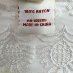 Sundance  embroidered eyelet lace tab sleeve lagenlook blouse tunic top M Photo 8