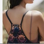 FP Movement by Free People Hot Shot Romper in Black Daisy Combo Sz L EUC Size L Photo 2