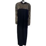 Saks 5th Avenue Saks Fifth Avenue Vintage Velvet Leopard Print Housecoat Dress M Photo 5