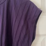 Eileen Fisher Purple Tencel Wide Rib Stretch Shirt Photo 2