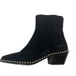 Zadig & Voltaire Black Booties with Silver Detailing Photo 3