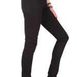 Nudie Jeans Co Skinny Lin Black Jeans Women's Size 30/34 Stretch Denim Photo 0