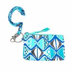 Vera Bradley Zip ID Case & Lanyard Go Fish Blue Photo 5