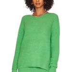 SNDYS Revolve Kelly Green Knit Maple Sweater LARGE Photo 0
