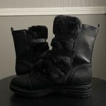 Report Women's North Fashion Boot Black Faux Fur Winter Booties Size 7.5 Photo 7