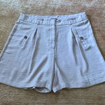 Soho Apparel   rose mauve satin high rise paperbag dress shorts  Size 12 Photo 0